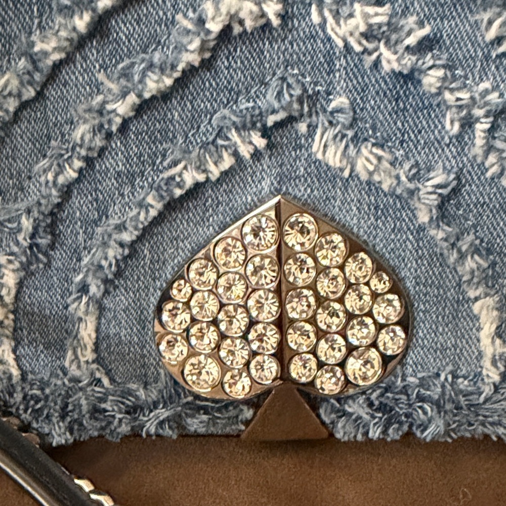 Kate Spade Denim Chain Shoulder Bag - Picture 2 of 12
